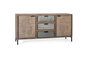 GINER Y COLOMER Aparador en bois d'acacia et métal 160cm